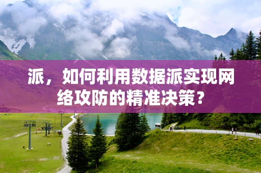 派，如何利用数据派实现网络攻防的精准决策？