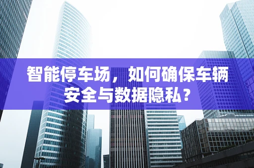 智能停车场，如何确保车辆安全与数据隐私？