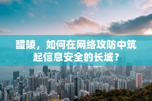 醴陵，如何在网络攻防中筑起信息安全的长城？