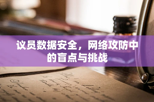 议员数据安全，网络攻防中的盲点与挑战