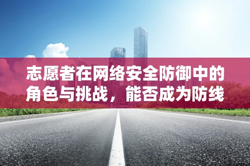 志愿者在网络安全防御中的角色与挑战，能否成为防线上的无名英雄？