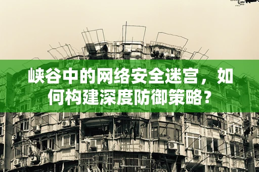 峡谷中的网络安全迷宫，如何构建深度防御策略？