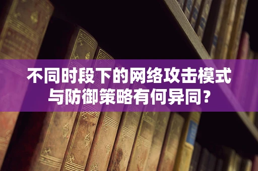 不同时段下的网络攻击模式与防御策略有何异同？