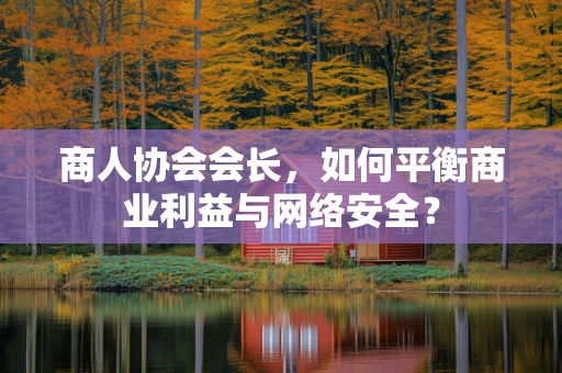 商人协会会长，如何平衡商业利益与网络安全？