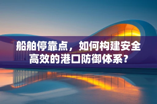 船舶停靠点，如何构建安全高效的港口防御体系？