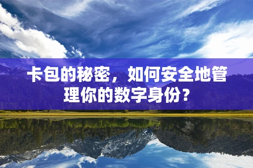 卡包的秘密，如何安全地管理你的数字身份？